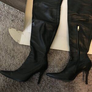 Thigh High Leather Boots